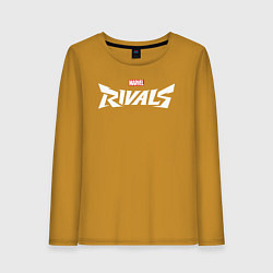 Женский лонгслив Marvel rivals logo