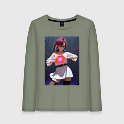 Женский лонгслив Дандадан: Момо фаербол