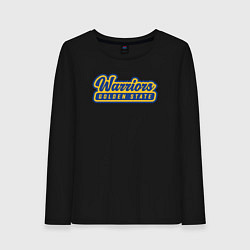 Лонгслив хлопковый женский Warriors - Golden State, цвет: черный