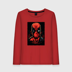 Женский лонгслив Дэдпул ярость