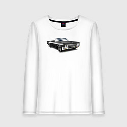 Лонгслив хлопковый женский Кабриолет, цвет: белый
