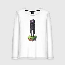 Лонгслив хлопковый женский Ender Man, цвет: белый