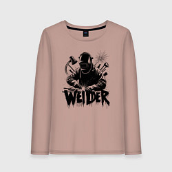 Женский лонгслив Сварщик граффити