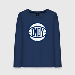Лонгслив хлопковый женский Indy Pacers ball, цвет: тёмно-синий