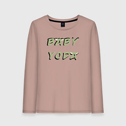 Женский лонгслив Baby Yoda