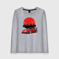 Женский лонгслив Toyota Supra - Tokyo