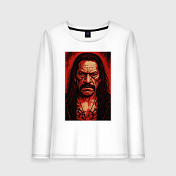 Лонгслив хлопковый женский Дэнни Трехо, цвет: белый