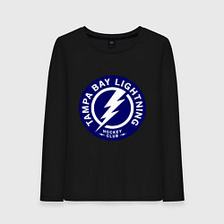 Лонгслив хлопковый женский HC Tampa Bay Lightning, цвет: черный