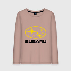 Женский лонгслив Subaru Logo