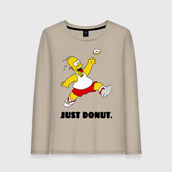 Женский лонгслив Just Donut