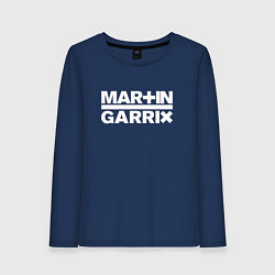 Лонгслив хлопковый женский Martin Garrix, цвет: тёмно-синий