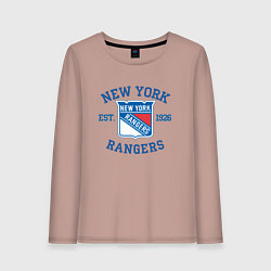 Женский лонгслив New York Rengers