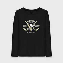 Женский лонгслив Pittsburgh Penguins: Est.1967