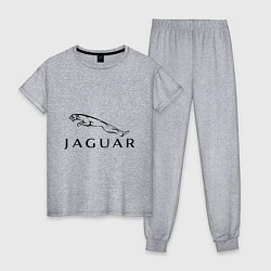Пижама хлопковая женская Jaguar, цвет: меланж