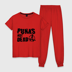 Женская пижама Punks not dead