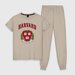 Женская пижама Harvard university