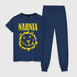 Пижама хлопковая женская Narnia, цвет: тёмно-синий