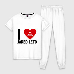 Женская пижама I love Jared Leto