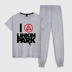 Женская пижама I love Linkin Park