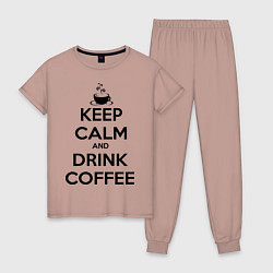 Женская пижама Keep Calm & Drink Coffee