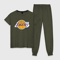 Женская пижама LA LAKERSспина