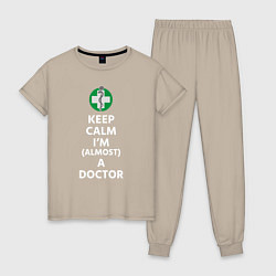 Женская пижама Keep calm I??m a doctor