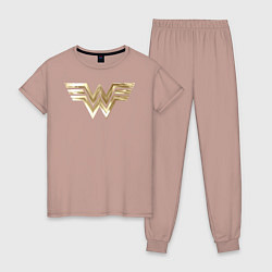 Женская пижама Wonder Woman logo