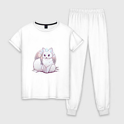 Женская пижама Белый лис