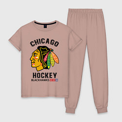 Женская пижама CHICAGO BLACKHAWKS NHL