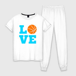 Женская пижама Love basketball