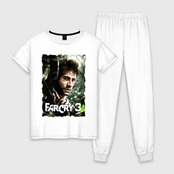 Пижама хлопковая женская Farcry3, цвет: белый