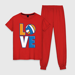 Женская пижама Love Volleyball