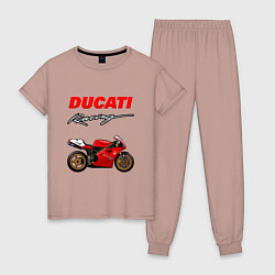 Женская пижама DUCATI ДУКАТИ MOTOSPORT