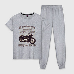 Женская пижама Triumph speedmaster bonneville