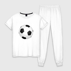 Женская пижама Футбольный мяч