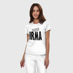 Пижама хлопковая женская Unreal Irma, цвет: белый — фото 2