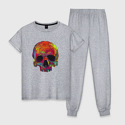 Женская пижама Cool color skull