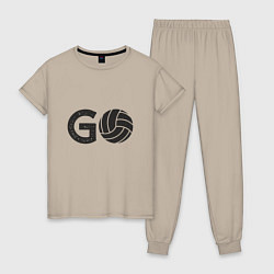 Женская пижама Go Volleyball