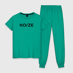Пижама хлопковая женская Noze, цвет: зеленый