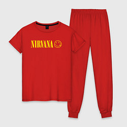 Женская пижама Nirvana logo