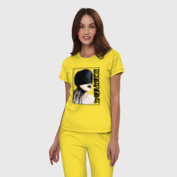 Пижама хлопковая женская Icon Scorpions, цвет: желтый — фото 2