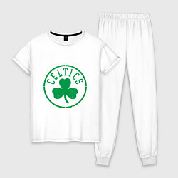 Пижама хлопковая женская Celtics - Селтикс, цвет: белый