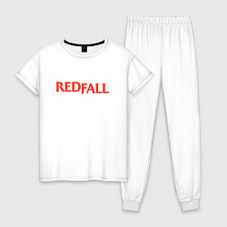 Женская пижама Redfall logo