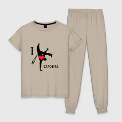 Женская пижама I LOVE CAPOEIRA