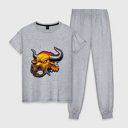 Женская пижама Свирепый бычара