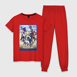 Женская пижама Genshin impact : персонажи
