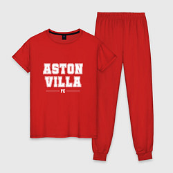 Женская пижама Aston Villa football club классика