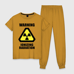 Женская пижама Ионизирующее радиоактивное излучение