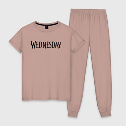 Женская пижама Logo black Wednesday