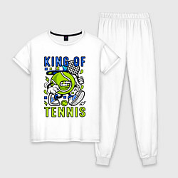 Женская пижама Король тенниса мяч с ракеткой
